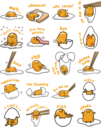 Gudetama Facebook Sticker