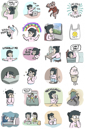 As Per Usual Facebook Stickers