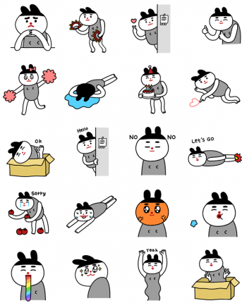Hello Moonk Facebook Sticker