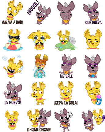 Perritos Facebook Messenger Stickers